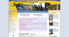 Desktop Screenshot of knihovna.stepankovice.cz